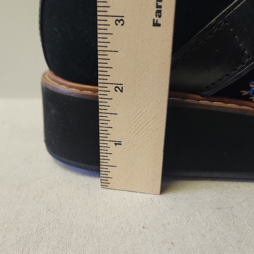 Coach City Hiker Black Floral Embroidered Women's Boots. - Picture 13 of 14